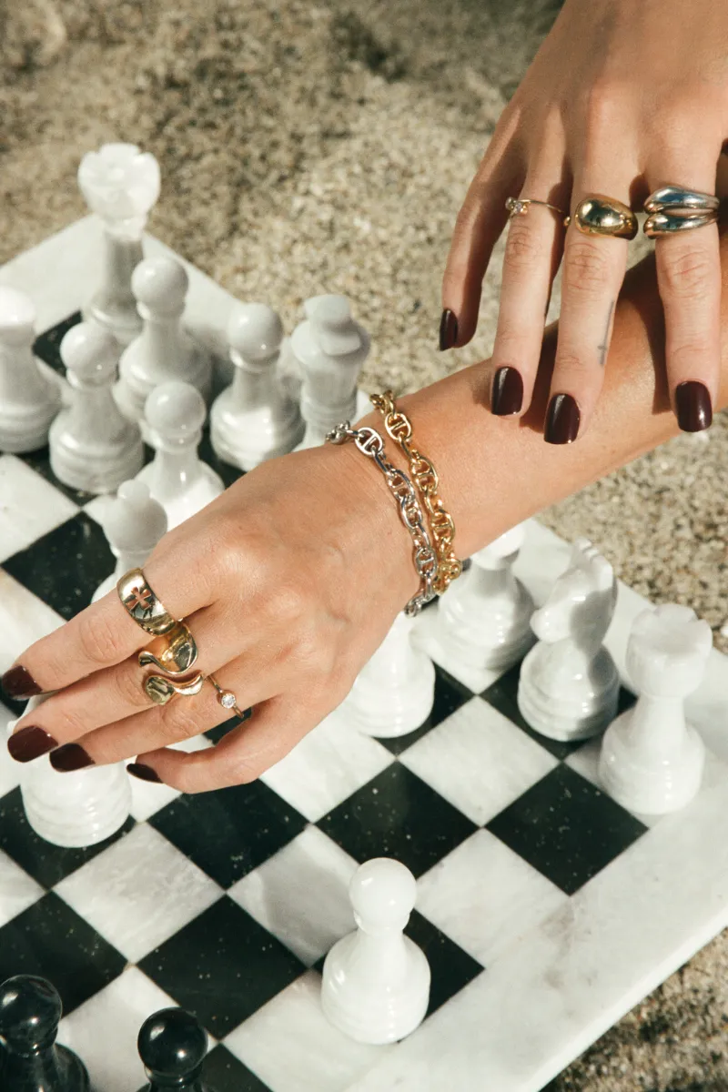 Isla Anchor Chain Bracelet