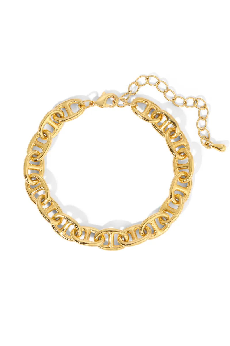 Isla Anchor Chain Bracelet