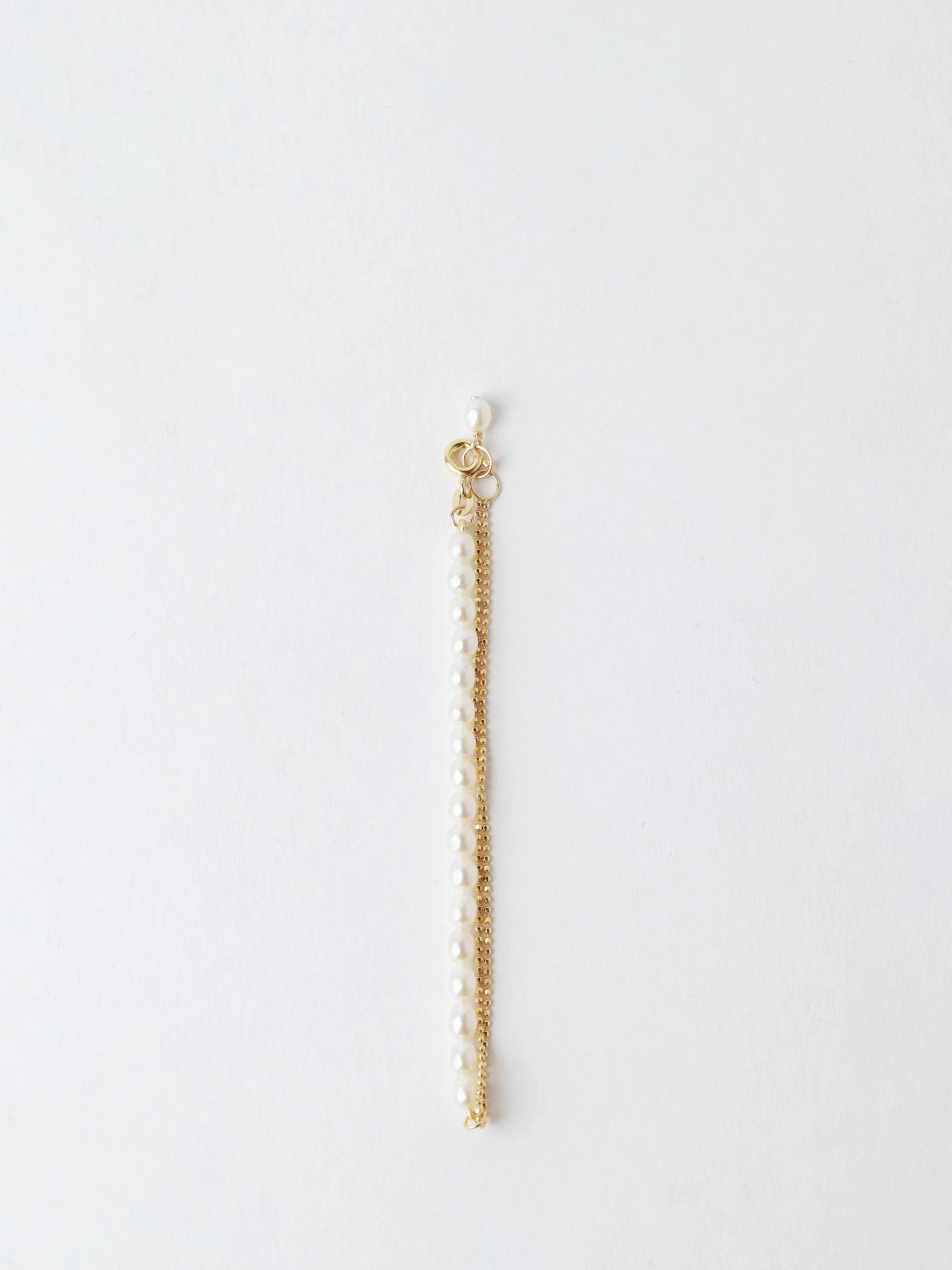 Keshi Pearl Bead Chain Bracelet