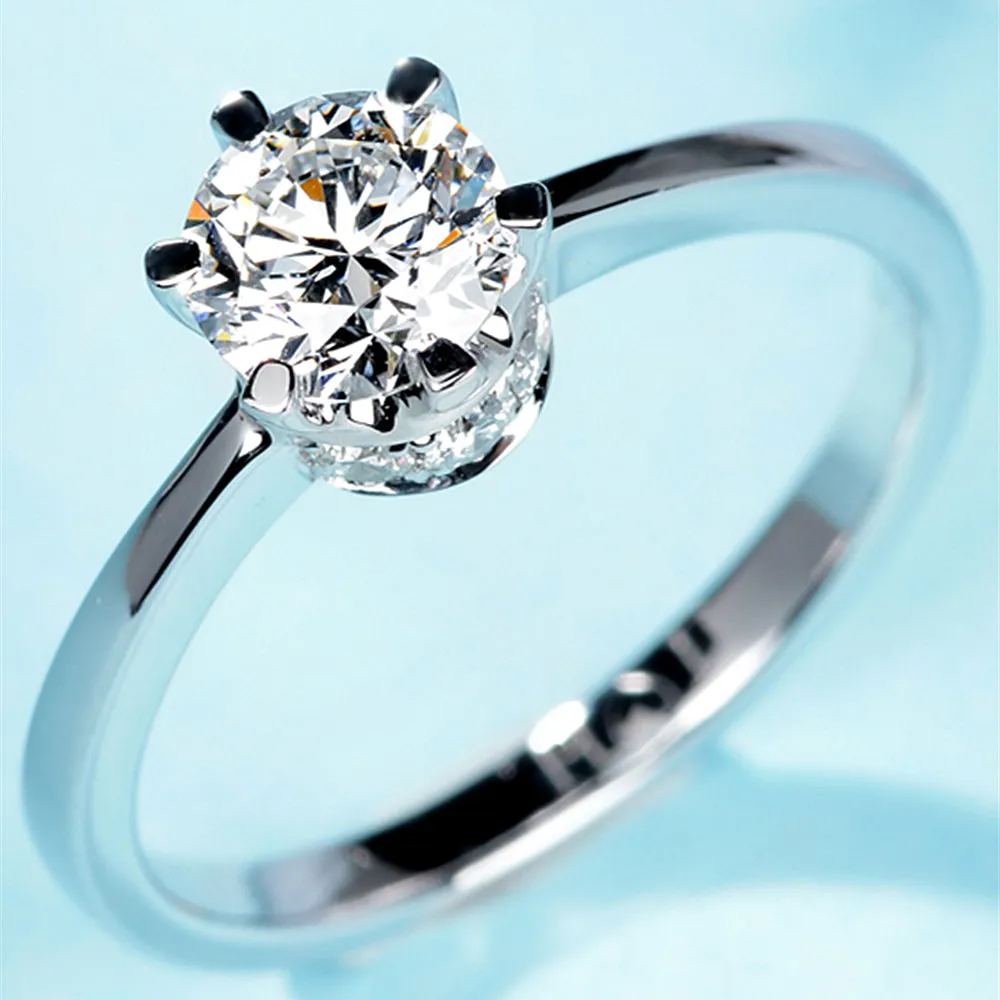 Lab-Grown Diamond Solitaire Engagement Ring with Pave Gallery