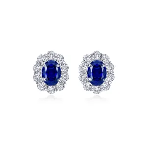 Lafonn Kaleidoscope Oval Sapphire #34 Sap Earring SYE017SP00