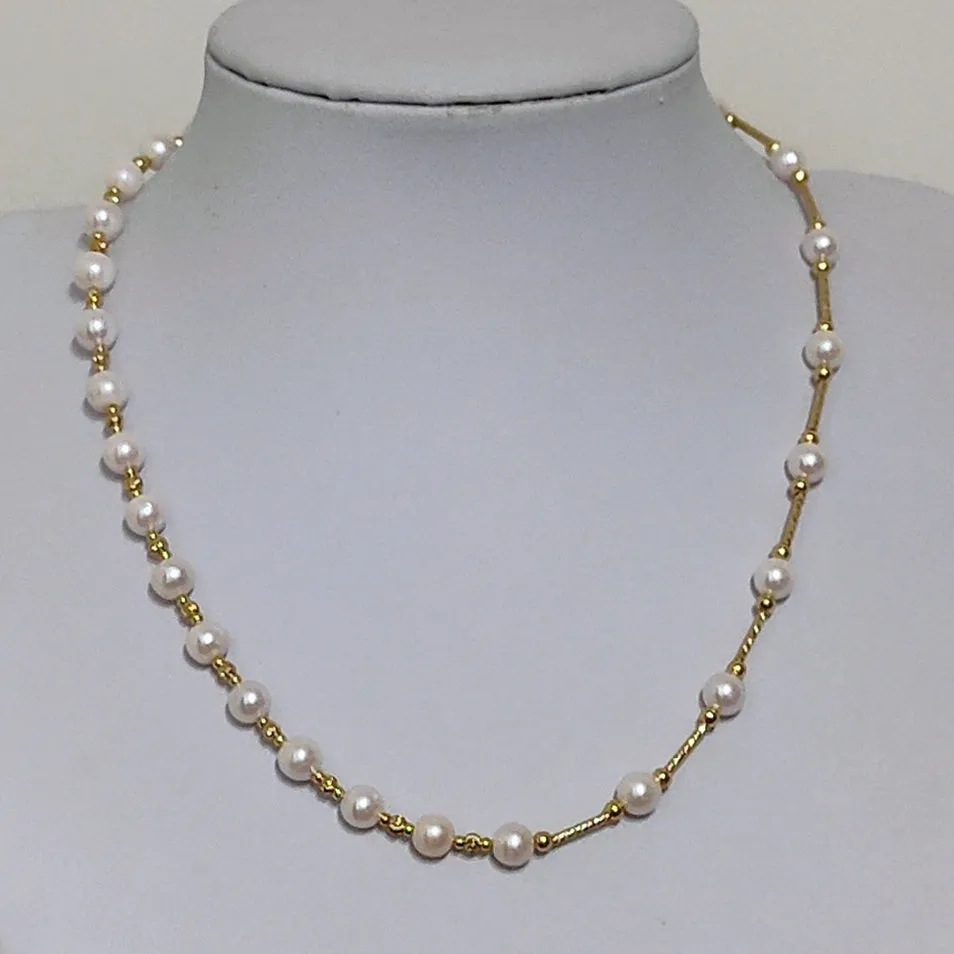 Laila Akoya Pearl Strand Necklace