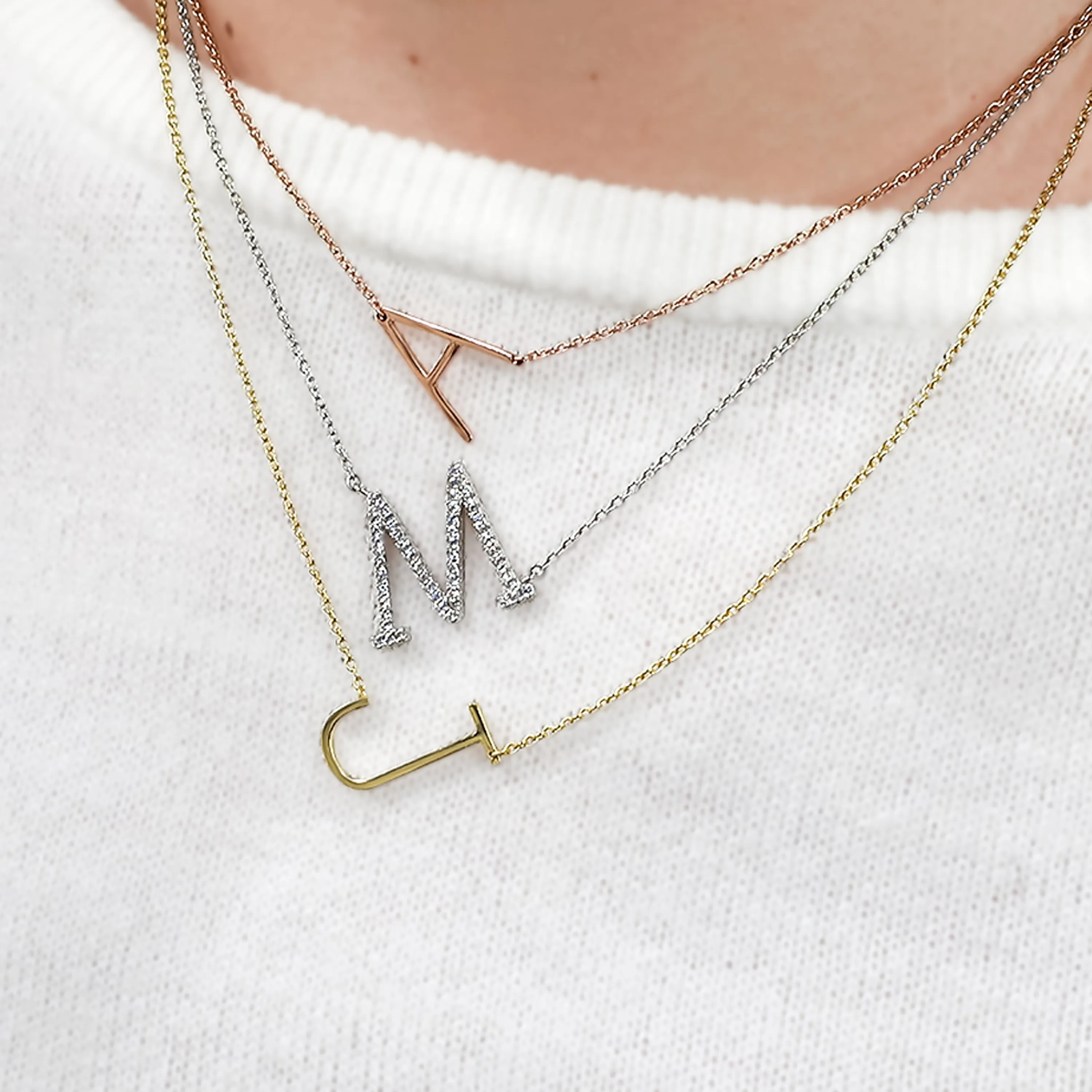 Letter H Necklace