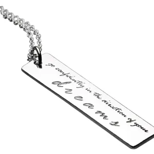 Live The Life You've Imagined - Henry David Thoreau Necklace