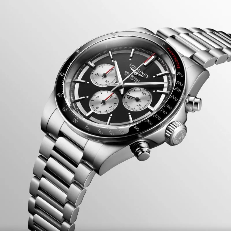 Longines Sport Conquest Black Dial Chronograph 42mm - L3.835.4.52.6