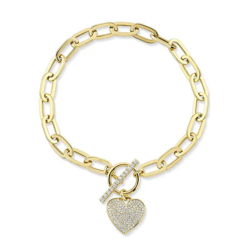 'Love You Forever' Paper Clip Bracelet