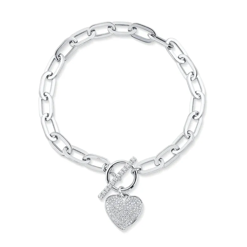 'Love You Forever' Paper Clip Bracelet