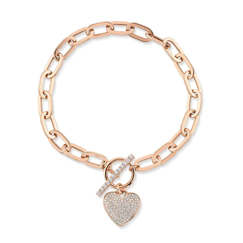 'Love You Forever' Paper Clip Bracelet