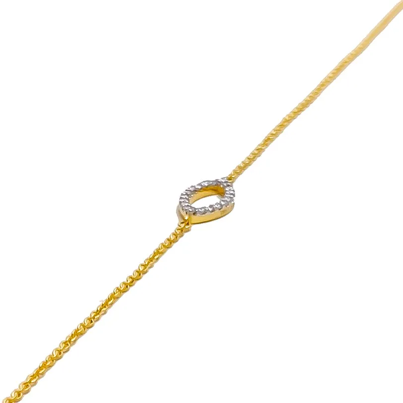 Magnificent Marquise-Shaped Diamond   18k Gold Bracelet