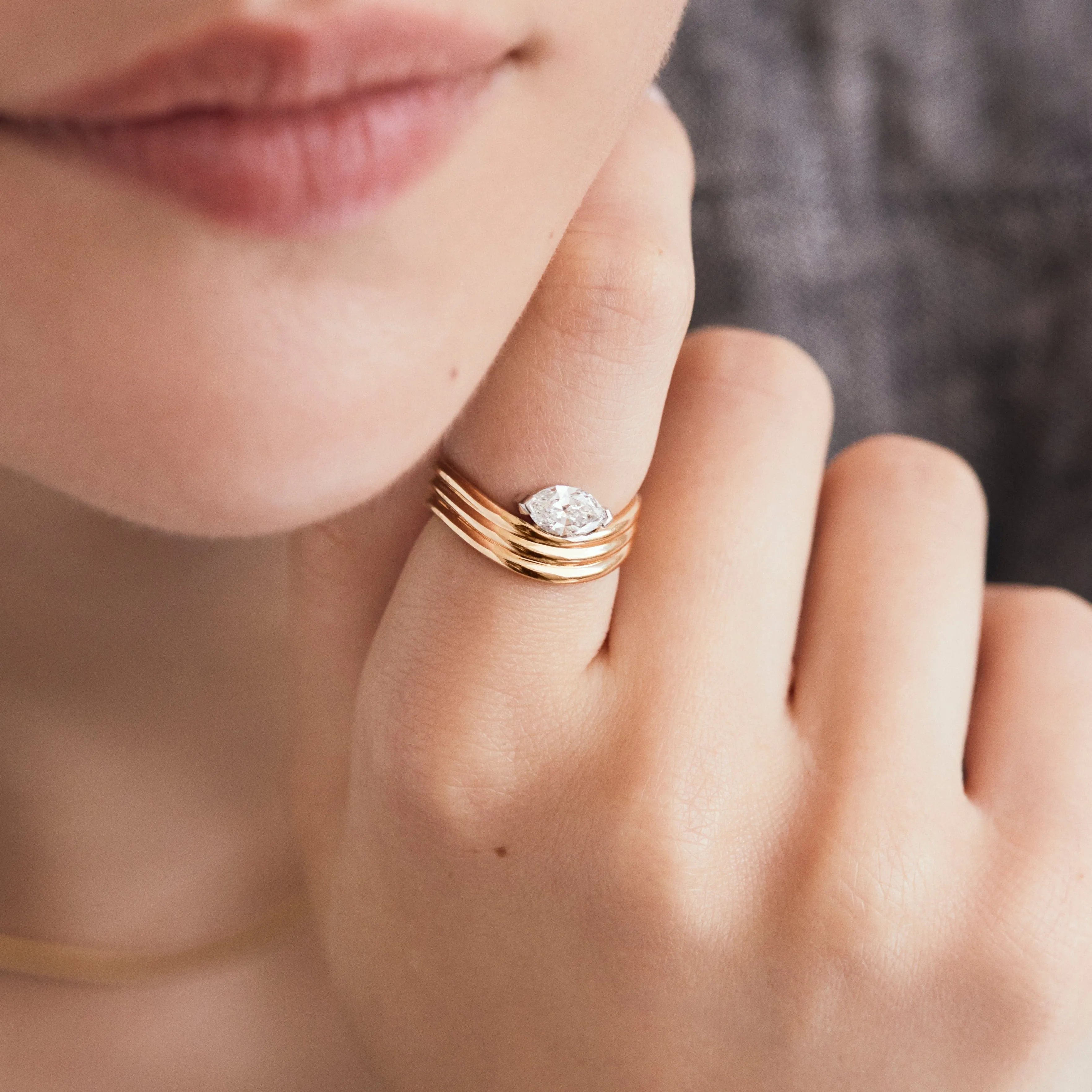 Marquise Bossa Nova Ring