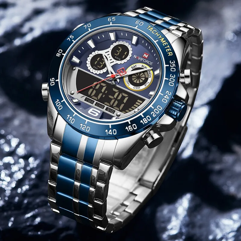 Men's Stainless Steel Racer Watches