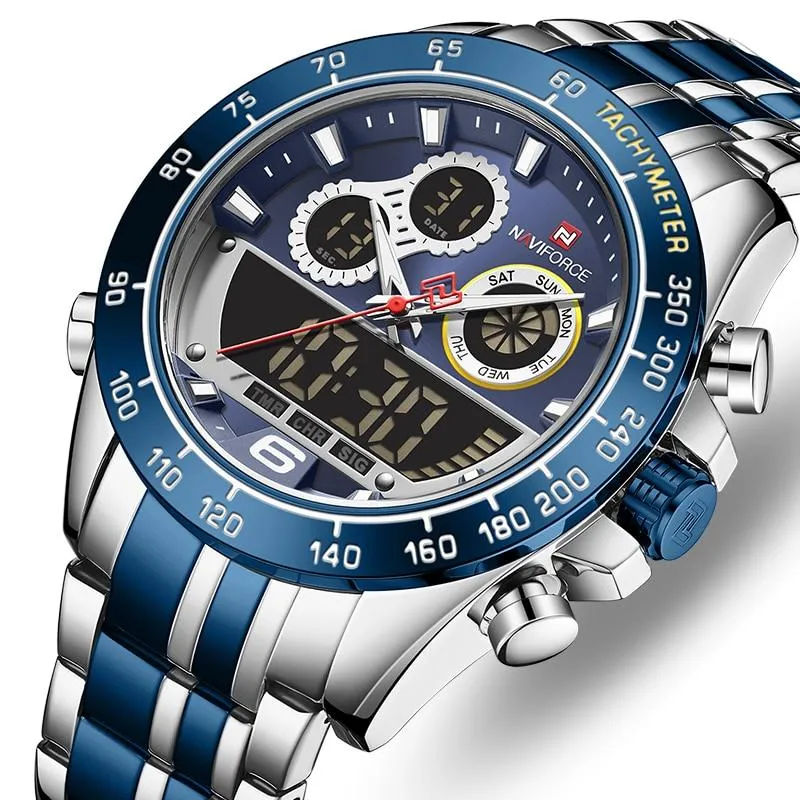 Men's Stainless Steel Racer Watches