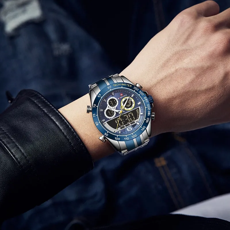 Men's Stainless Steel Racer Watches
