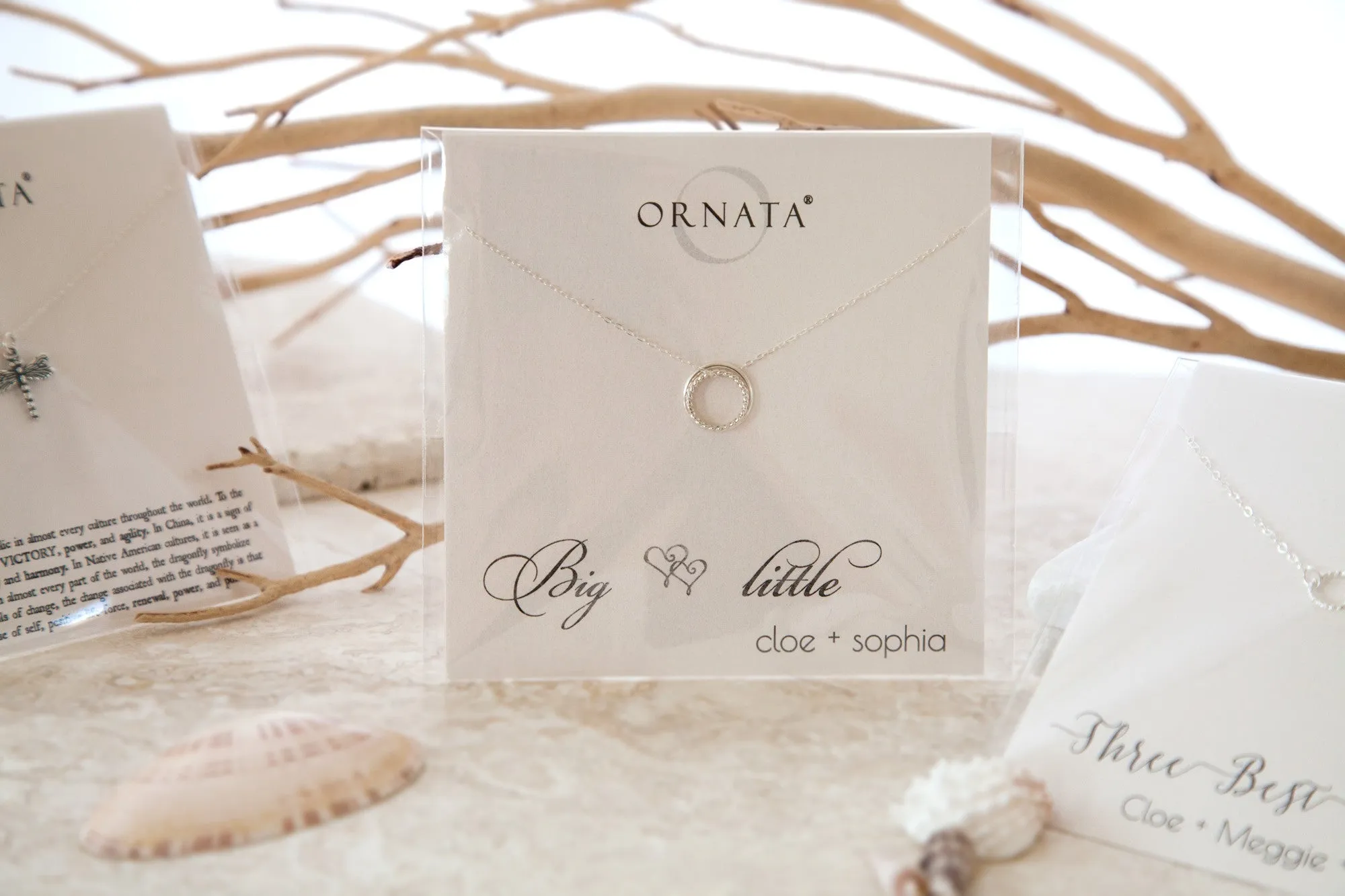 “Mermaids Are Real” Sterling Silver Mermaid Necklace on Personalized Jewelry Card