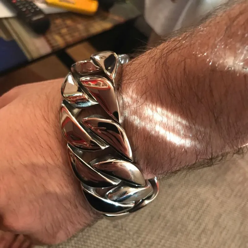 MIAMI CUBAN CHAIN BRACELET "ALL OUT"
