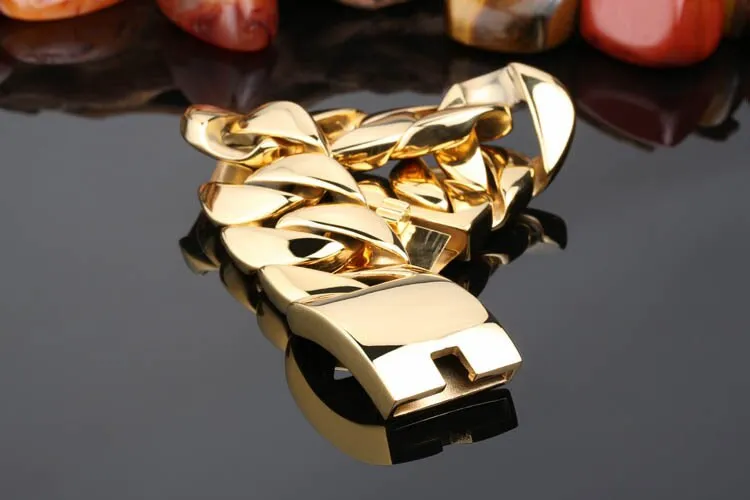 MIAMI CUBAN CHAIN BRACELET "ALL OUT"