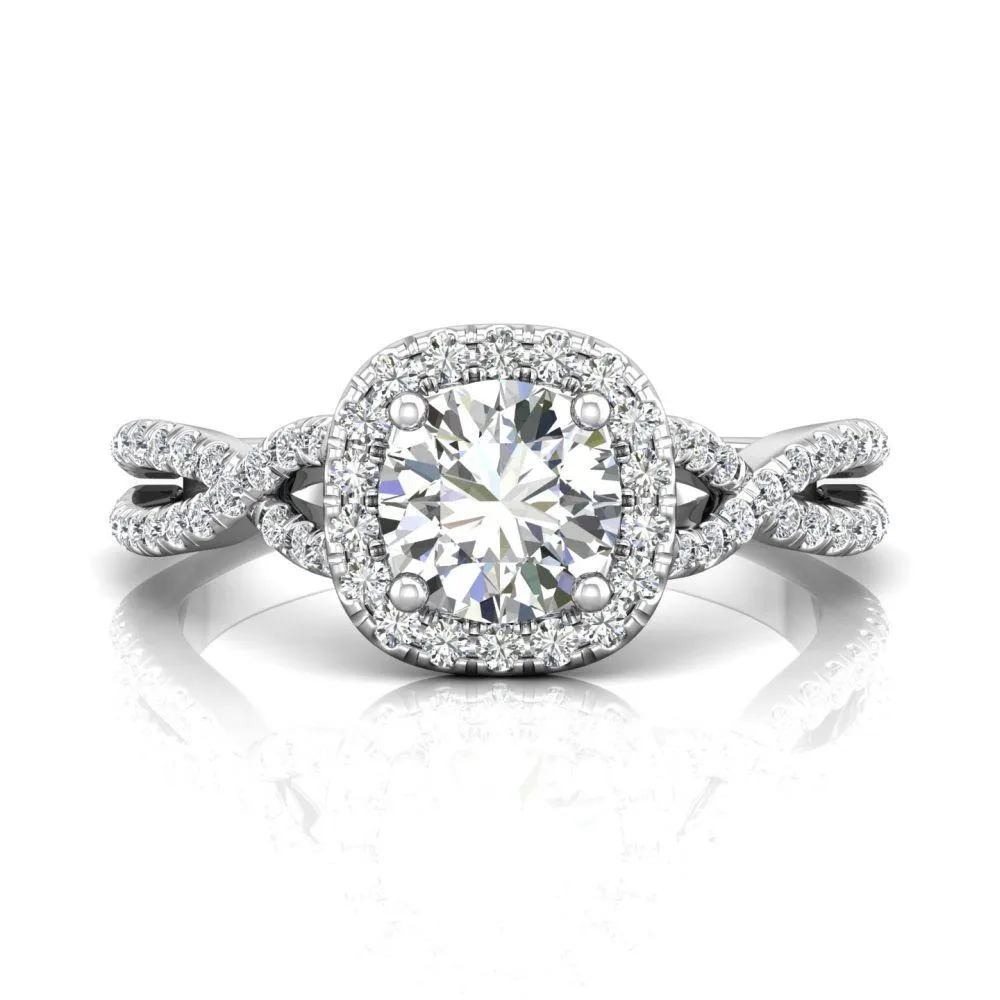 Micropave Engagement Ring