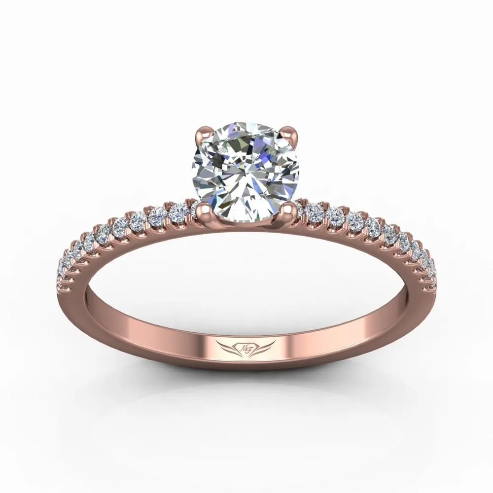 Micropave Engagement Ring