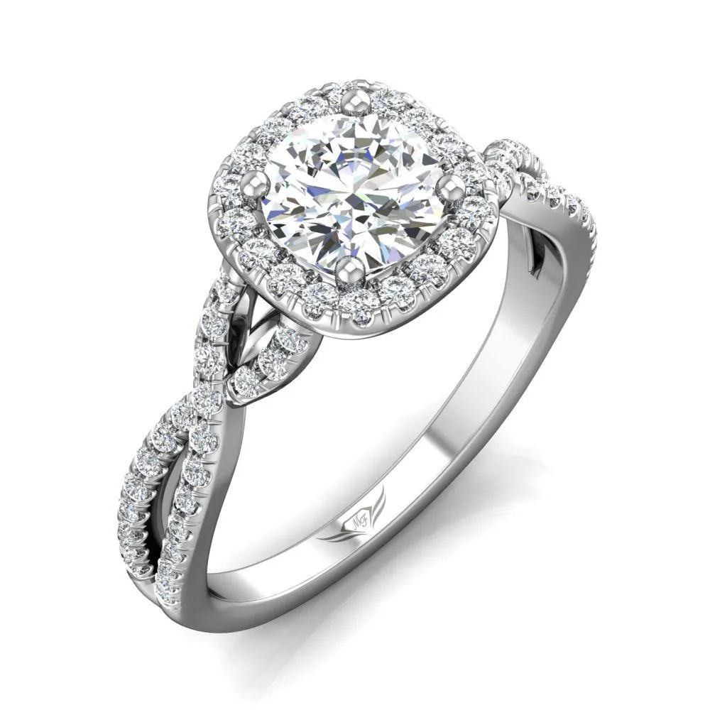 Micropave Engagement Ring