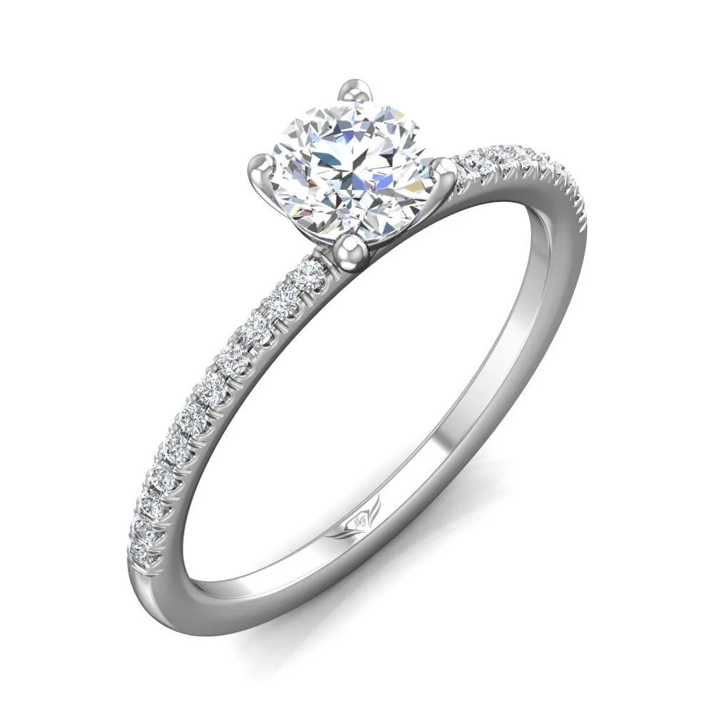Micropave Engagement Ring