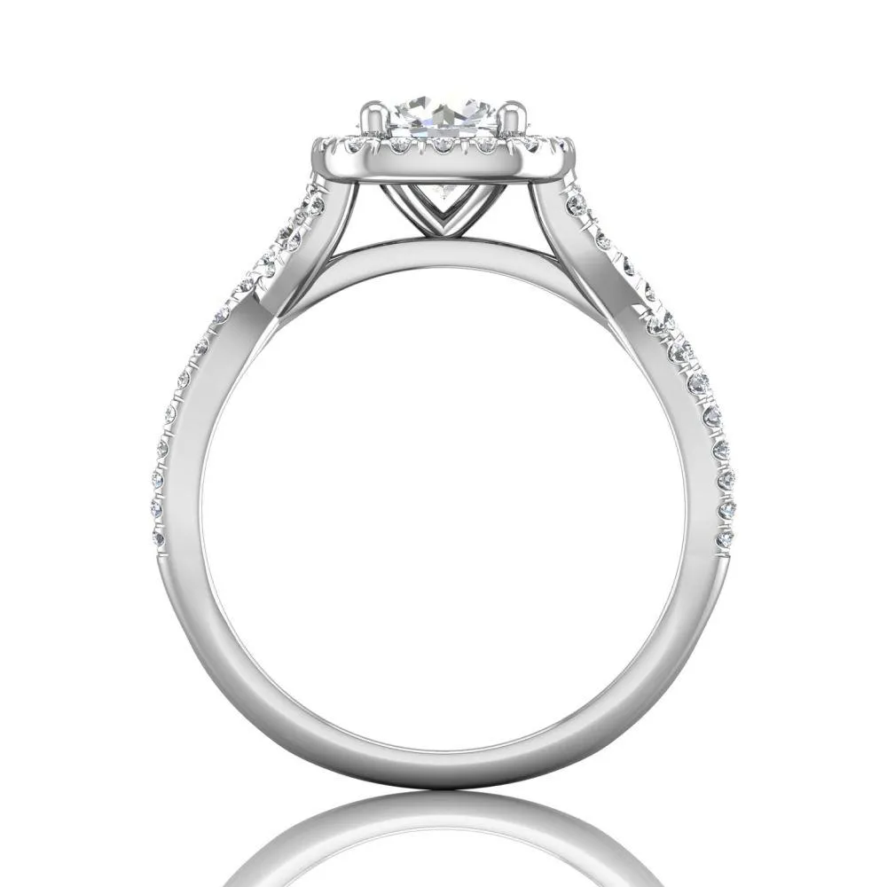 Micropave Engagement Ring