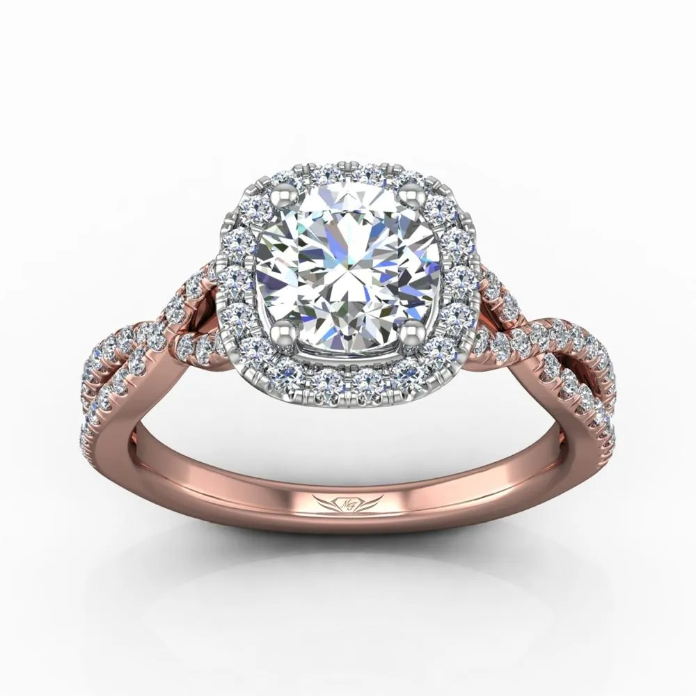 Micropave Engagement Ring