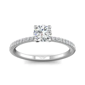 Micropave Engagement Ring