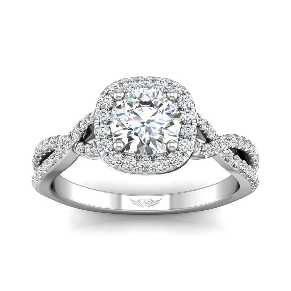 Micropave Engagement Ring