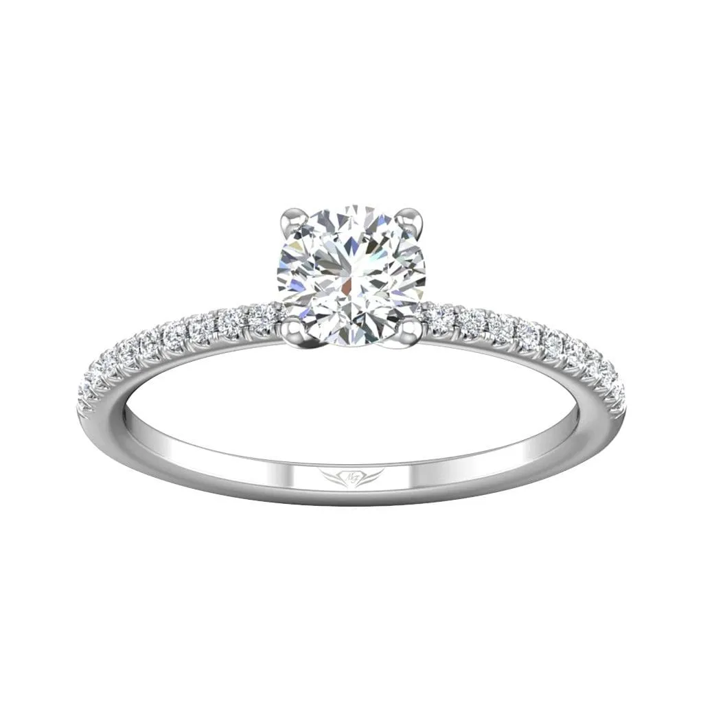 Micropave Engagement Ring