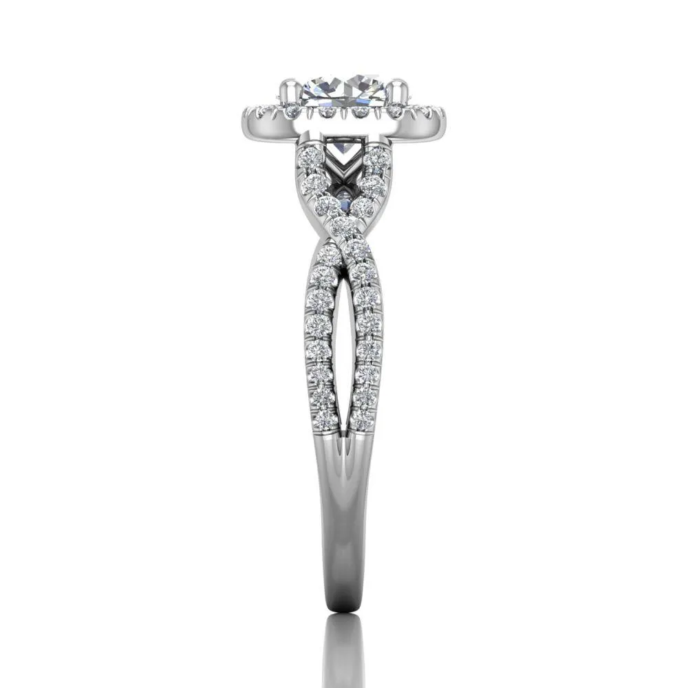 Micropave Engagement Ring