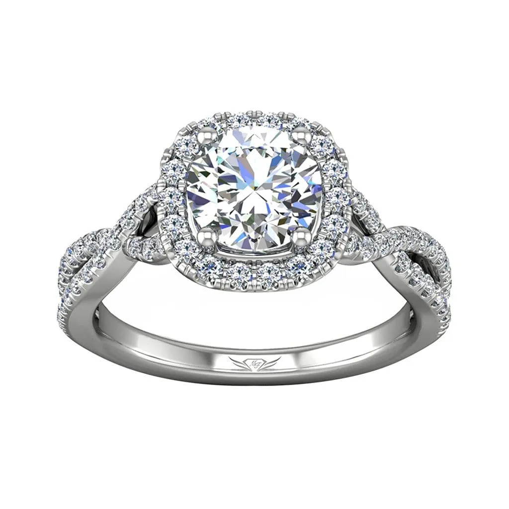 Micropave Engagement Ring