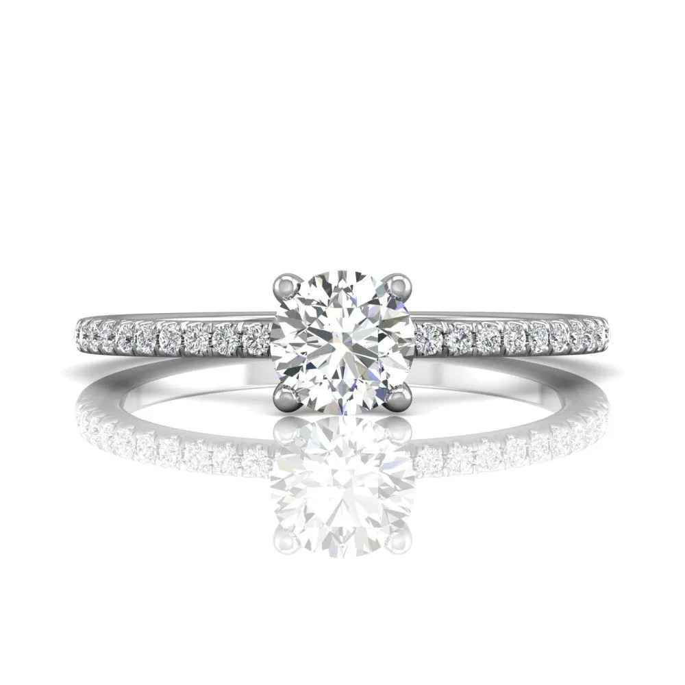 Micropave Engagement Ring