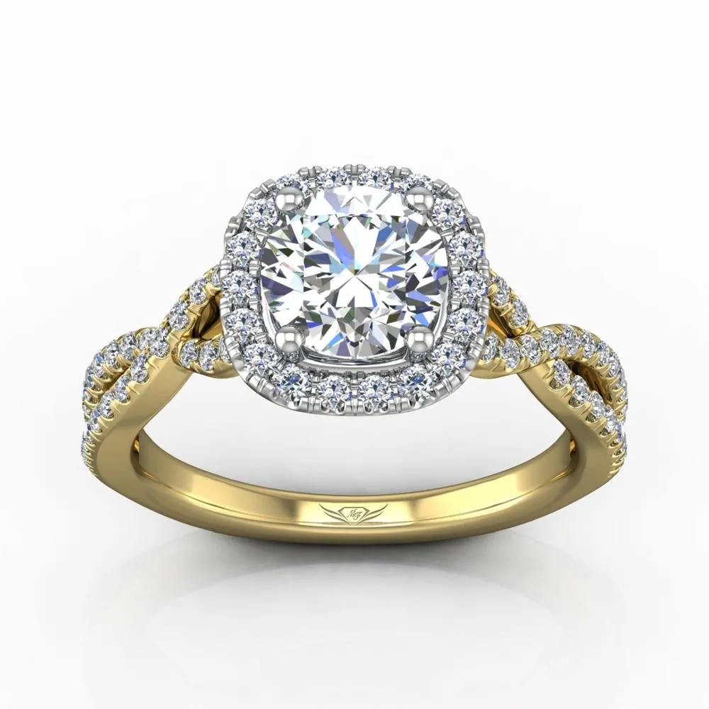 Micropave Engagement Ring