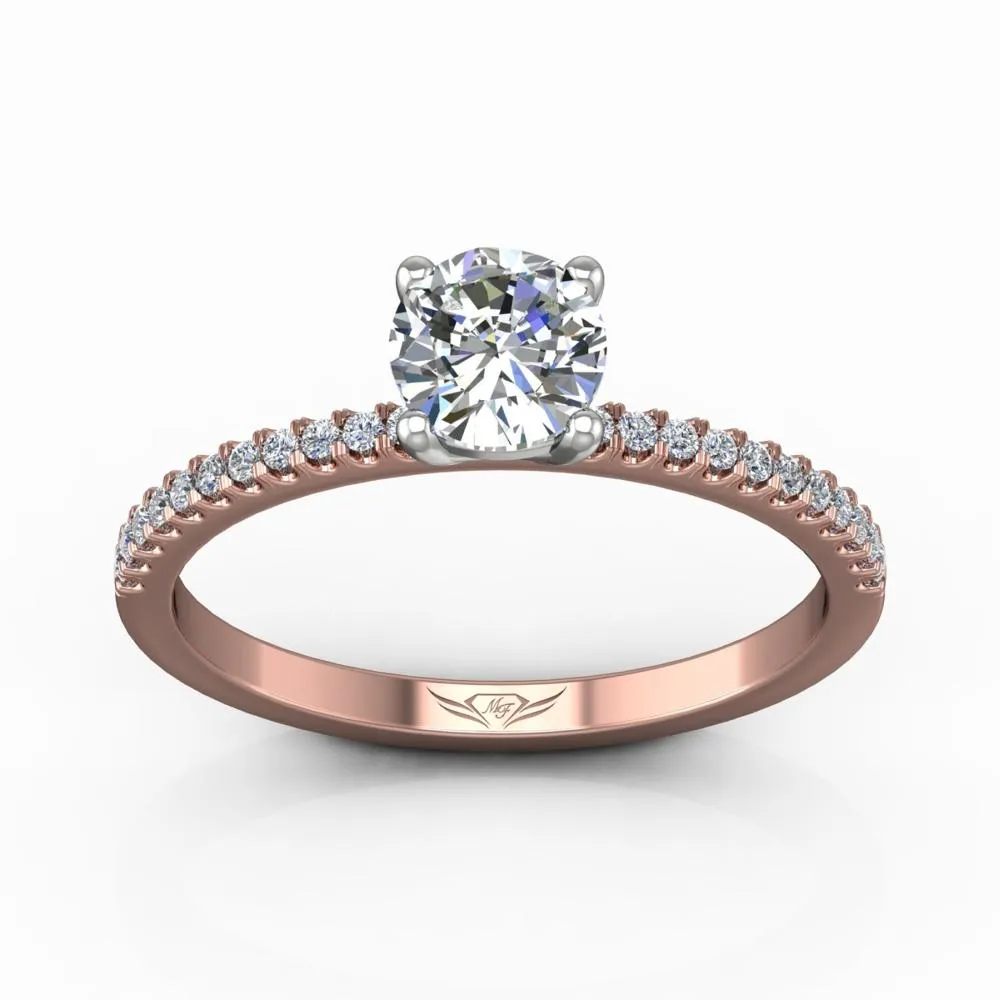 Micropave Engagement Ring