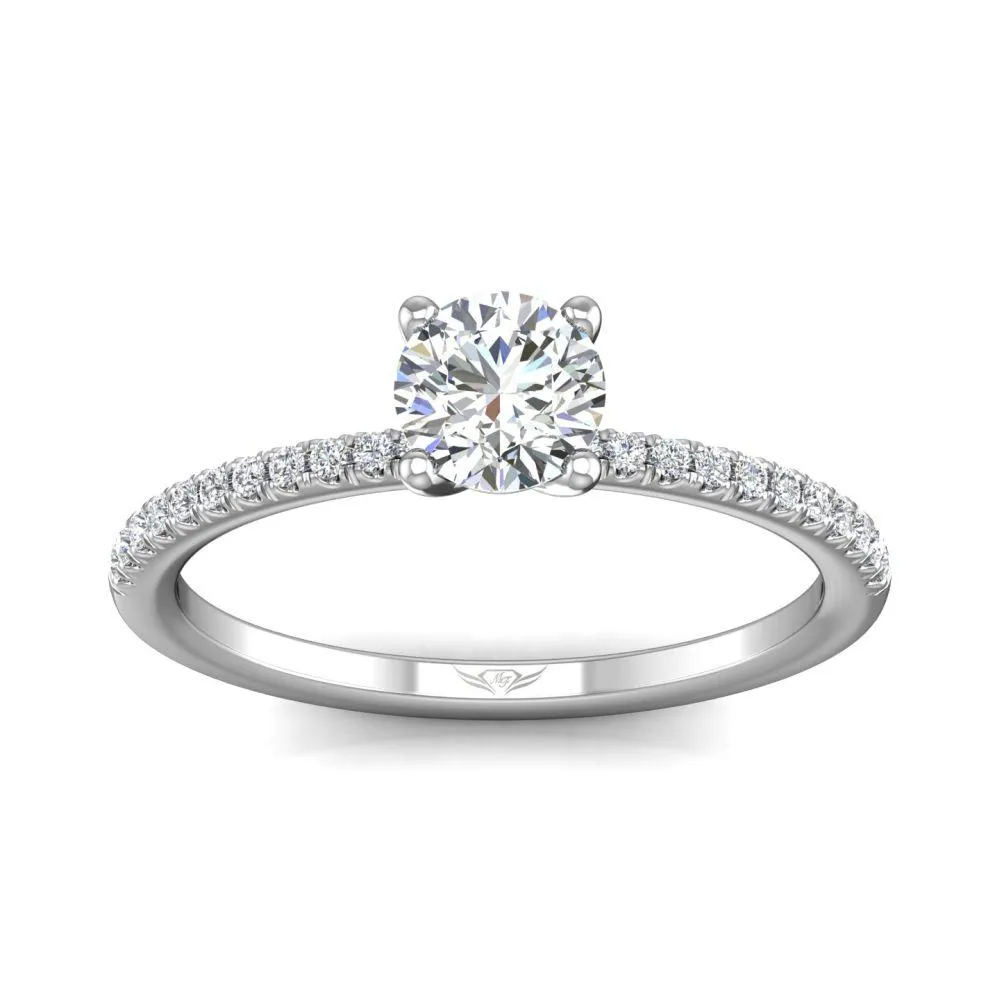 Micropave Engagement Ring
