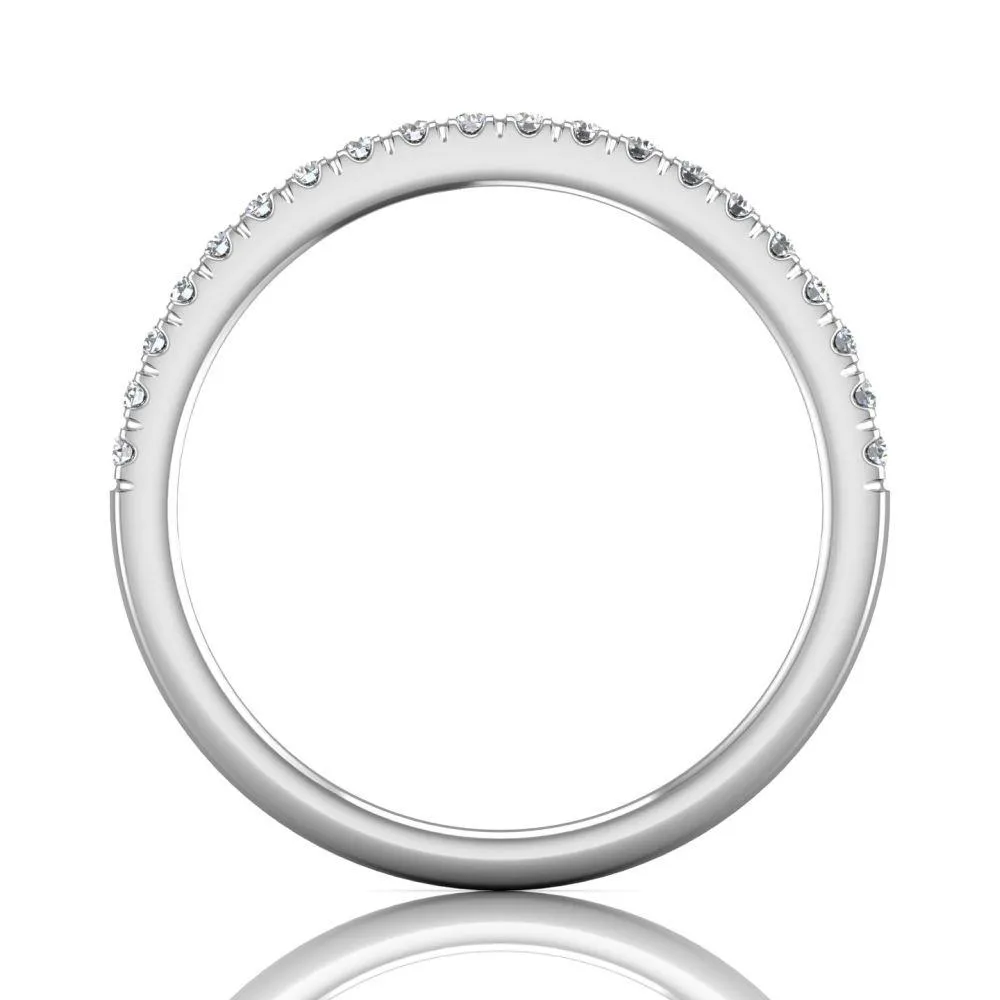 Micropave Wedding Band
