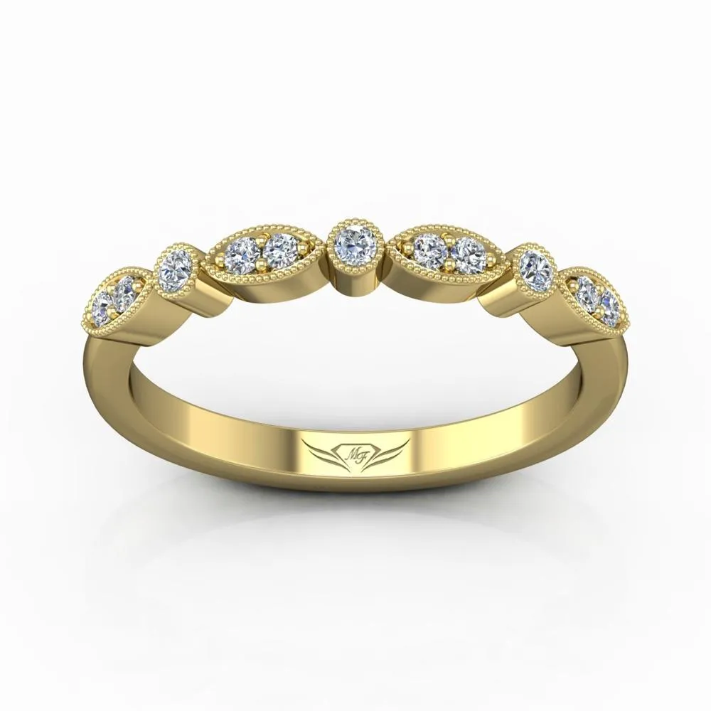 Micropave Wedding Band