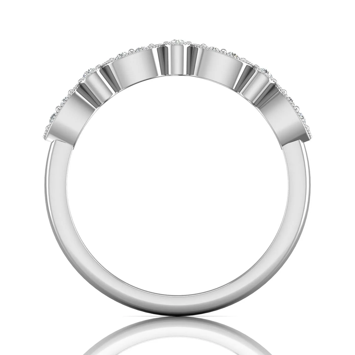 Micropave Wedding Band