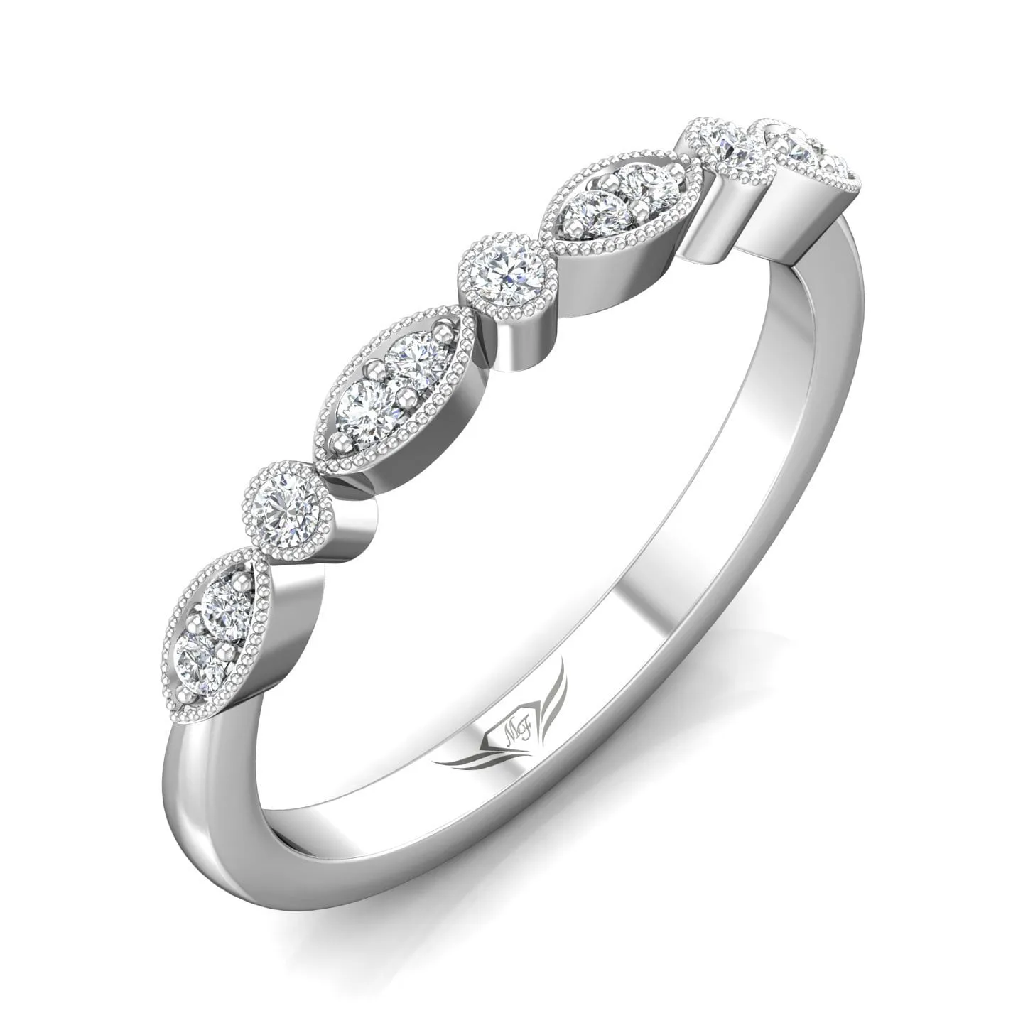 Micropave Wedding Band
