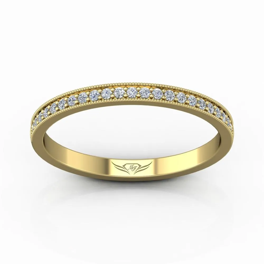 Micropave Wedding Band