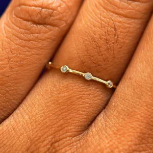 Mini Diamond Bubble Ring
