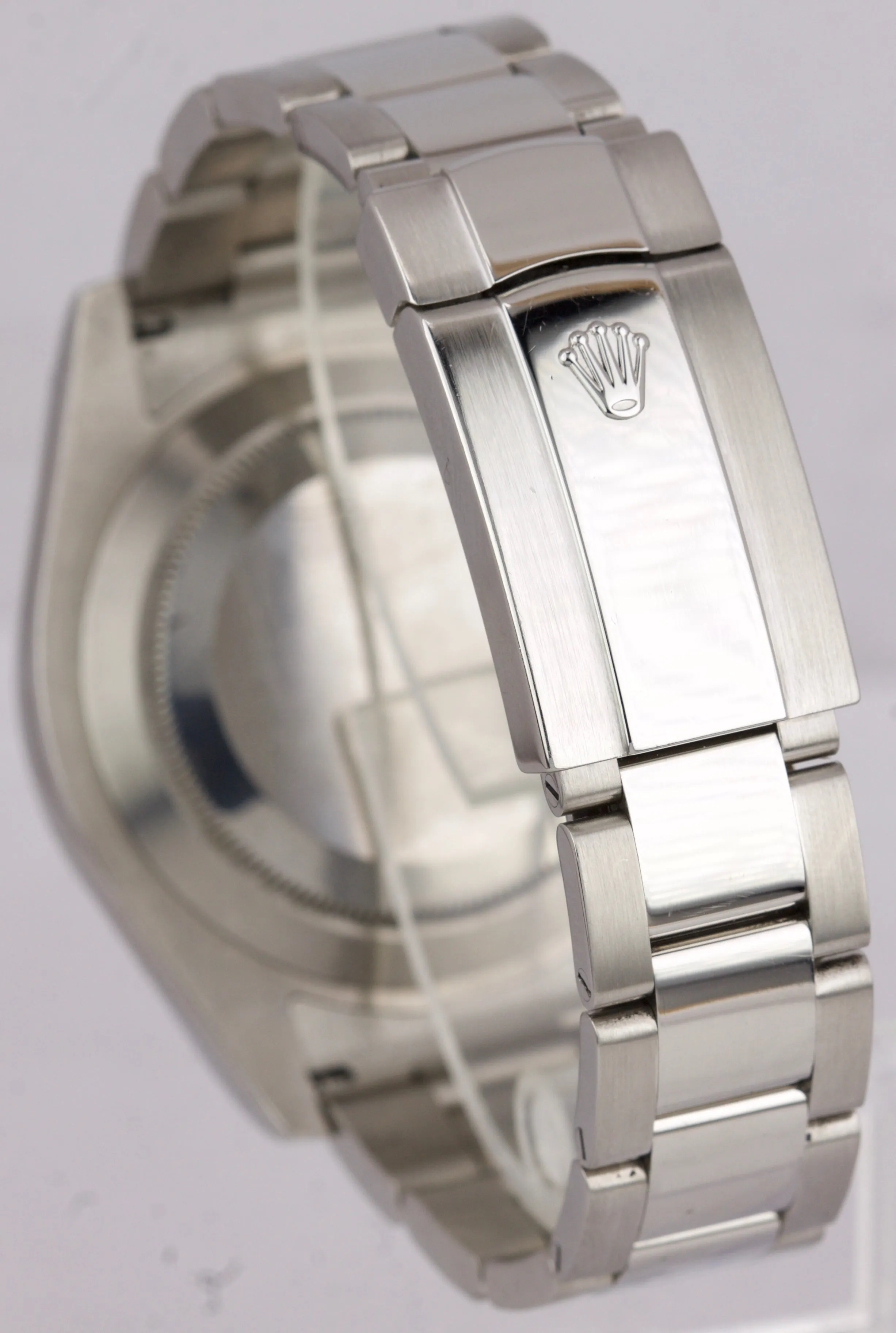 MINT Rolex DateJust II 41mm Black Smooth Bezel Stainless Steel Watch 116300