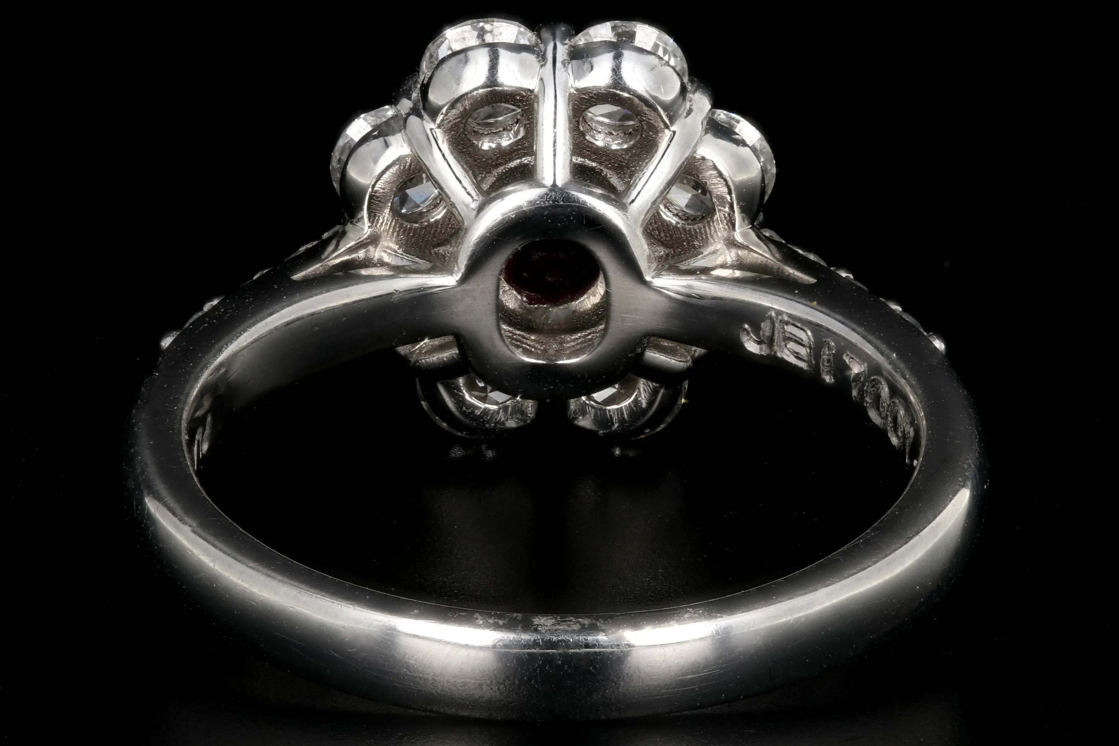 Modern Platinum 1.01 Carat Natural No Heat Ruby and 1 Carat Round Brilliant Diamond Ring GIA Certified
