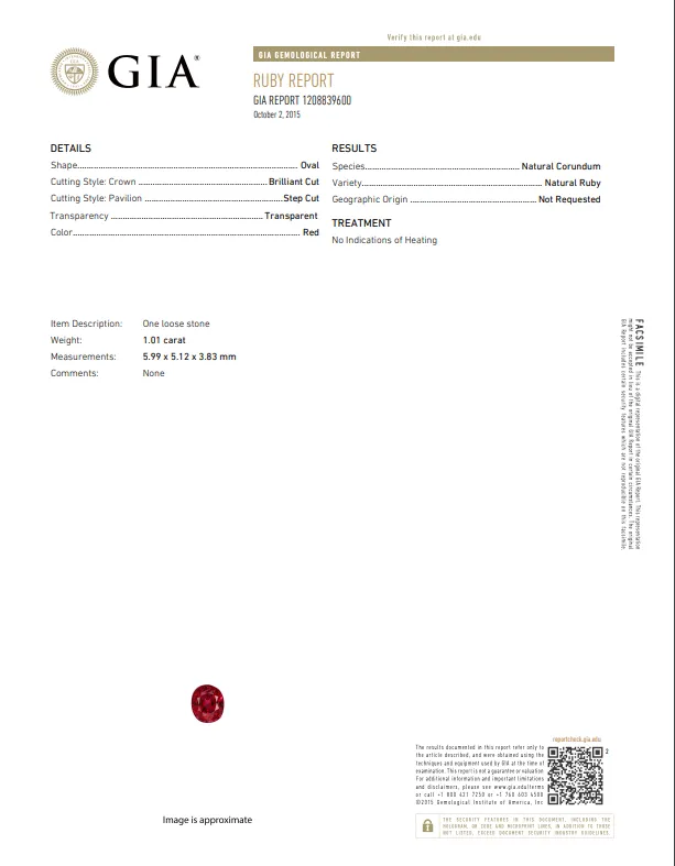 Modern Platinum 1.01 Carat Natural No Heat Ruby and 1 Carat Round Brilliant Diamond Ring GIA Certified