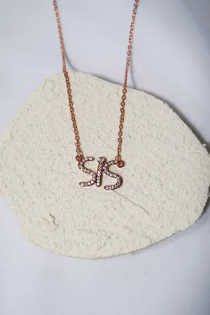 Mommy and Sis Matching Crystal Necklace