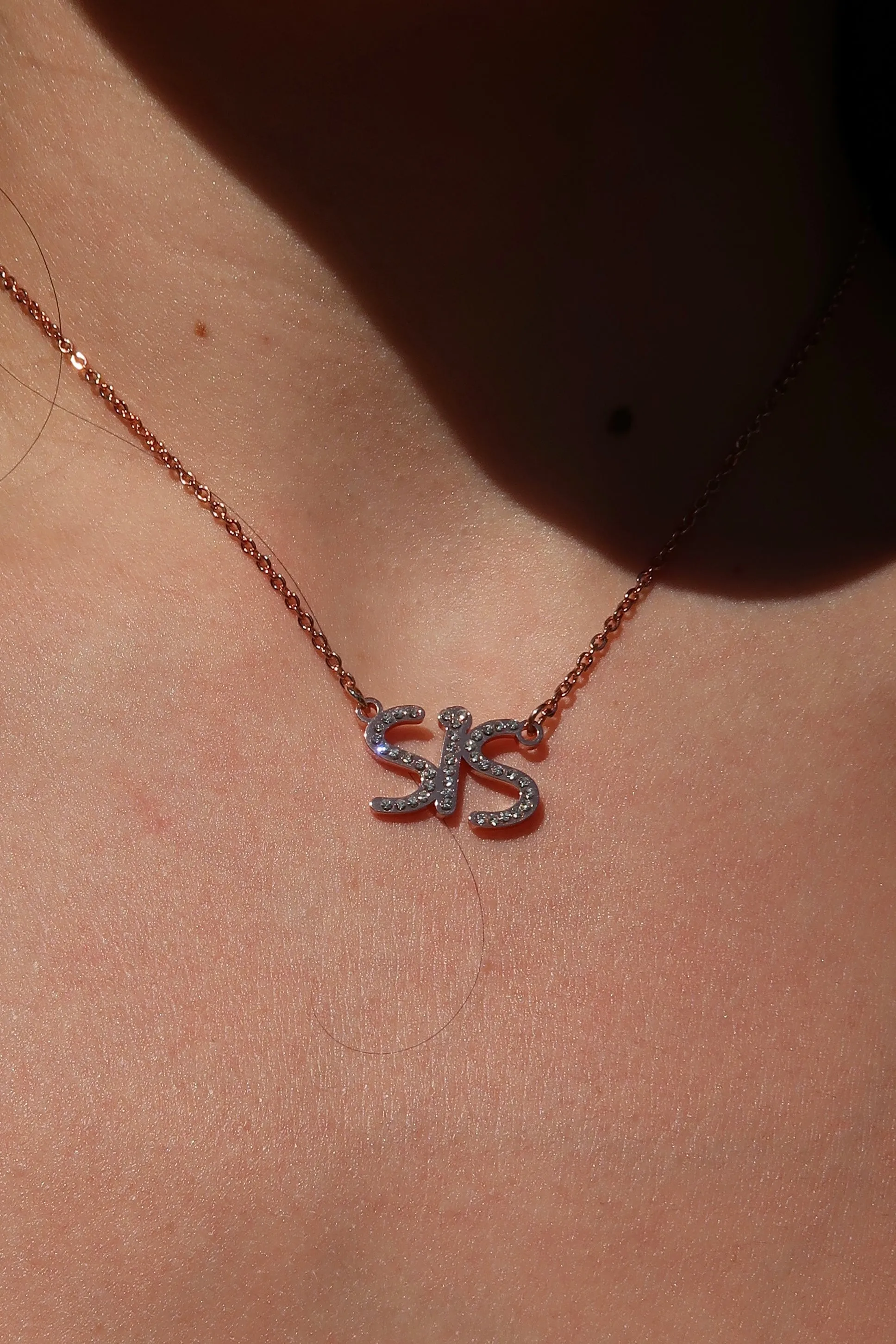 Mommy and Sis Matching Crystal Necklace