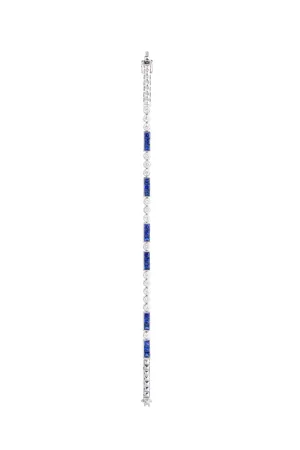 「Morse Code」“C’est la vie” Sapphire Diamond bracelet
