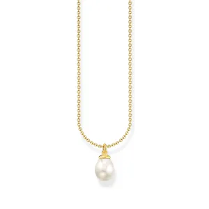 Necklace with freshwater pearl pendant