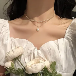 New Fashion Pearl Choker Necklace