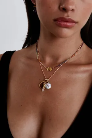 NG-14761 Chan Luu- Beaded Necklace with Heart